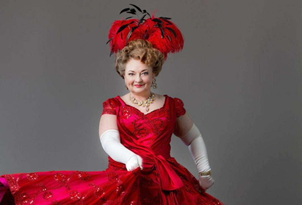 Bobbi Kotula in Hello, Dolly! at Village Theatre in Everett. (Angela Sterling)