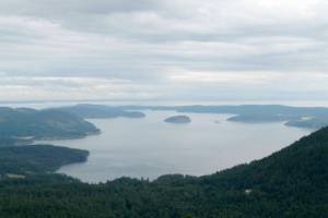 The view from the summit of 2,407-foot Mount Constitution on Orcas Island in the San Juans. (Carey J. Williams / Associated Press)