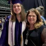 Grace Davis (left) poses with Karen Coulombe. (Photo provided by Karen Coulombe)