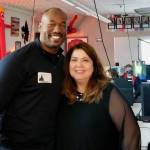 Former student Ryan Crawford, left, poses with Karen Coulombe. (Photo provided by Karen Coulombe)