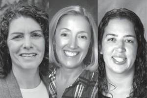 From left: Sherri Larkin, Monica Weber, Sarah Adams