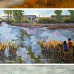 Winners of the Edmonds Marsh Estuary Advocates' Paint the Marsh challenge (from top): Johanne Friedrichs, Lorraine Goddard and Audrey Hartman. (Edmonds Marsh Estuary Advocates)