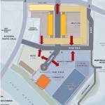 This site plan shows where the city wants to put a new indoor sports complex, apartments and a hotel near the Ebey Slough. (City of Marysville)