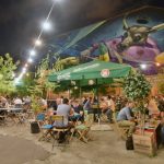 The open-air courtyard of a ruin pub in Budapest. (Rick Steves Europe)