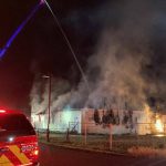 Firefighters responded to a fire Friday morning near Maltby. (Eastside Fire & Rescue)