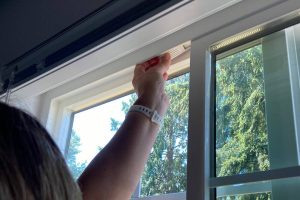 Window locks can be easily installed to prevent windows from opening more than 4 inches – the recommended amount to keep kids safely inside. (South County Fire)