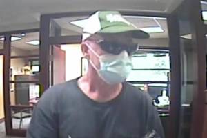 Man who reportedly robbed the Washington Federal Bank on Aug. 30, 2023. (Marysville Police Department)