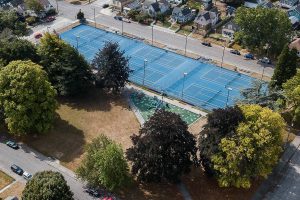 People use the playground at Clark Park on Thursday, Aug. 31, 2023 in Everett, Washington. (Olivia Vanni / The Herald)
