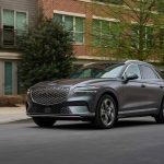 The 2023 Genesis Electrified GV70 is a fully-electric compact premium SUV with seating for five. (Genesis)