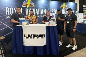 Frank Mesa and the Solarternative team were recently in Hawaii to support their sister company, customizing solar energy systems with a built-in battery and generator that can operate the whole home or just one room.