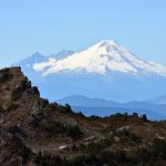 Mt. Baker visible from the summit of Mt. Dickerman on a late summer day in 2017. (Caleb Hutton / The Herald)