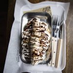 A banana Nutella croffle from Our Place Dessert Cafe on Wednesday, Sept. 27, 2023 in Edmonds, Washington. (Olivia Vanni / The Herald)