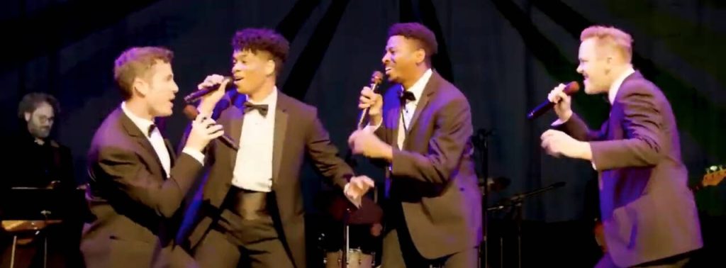 The Suits are scheduled to perform Oct. 14 in Everett. (Image from YouTube)