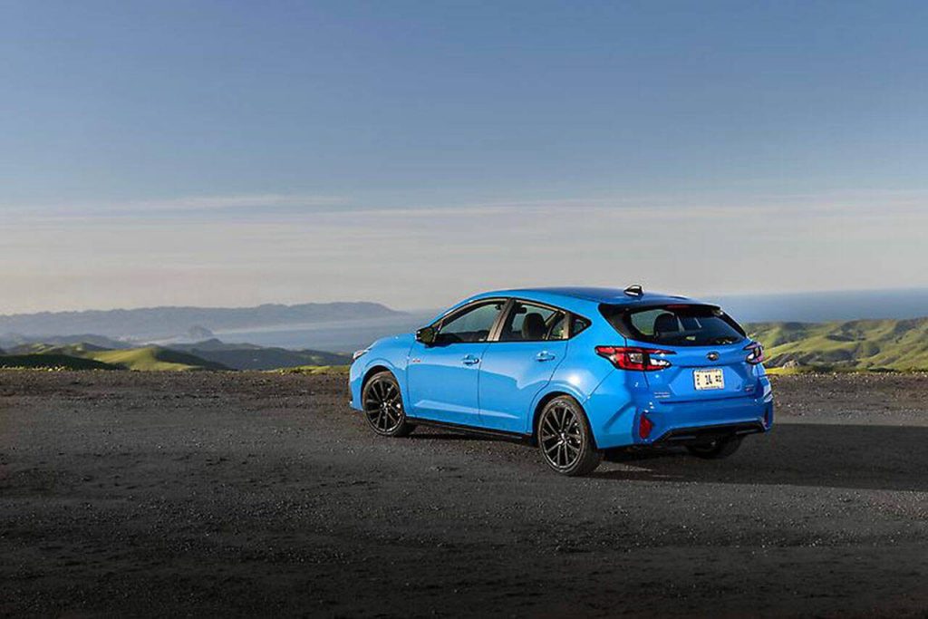 The 2024 Subaru Impreza has seating for five passengers. All models in the new lineup are five-door hatchbacks. (Subaru)