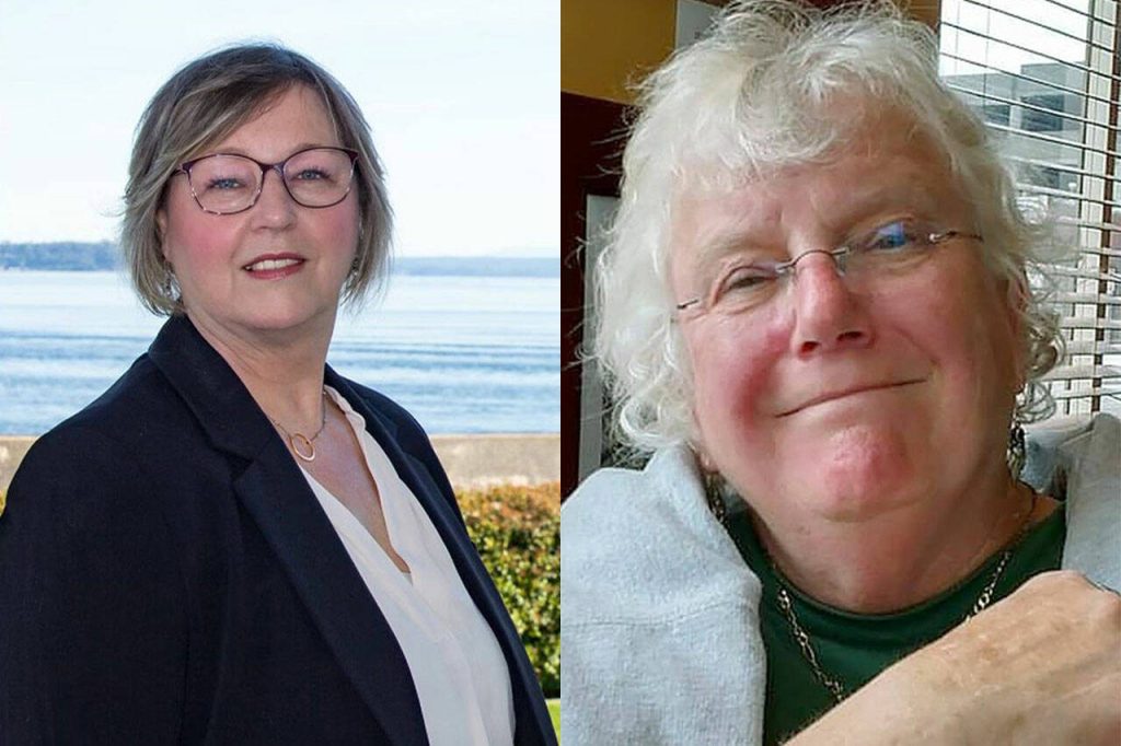 Donna Vago, left, and Carolyn Dode Carlson