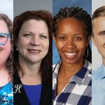 From left: Melanie Lockhart, Heather Fulcher, Junelle Lewis and Jacob Walker