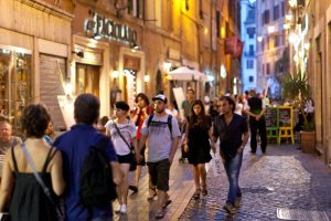 An early-evening walk in Rome offers culture that you can't find in museums. (Rick Steves' Europe)