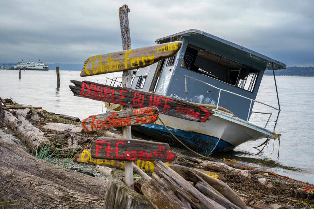 The Madahy was perilously close to the Clinton ferry run, which marked it as a priority for removal. (Photo by David Welton)