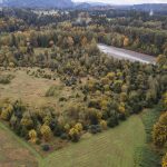 One of the Stillaguamish Tribes salmon habitat restoration projects off of Moran Road on Monday, Oct. 16, 2023 in Arlington, Washington. (Olivia Vanni / The Herald)