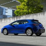 The 2023 Toyota Corolla Hatchback is powered by a 169-horsepower four-cylinder engine paired with a continuously variable automatic transmission (CVT). (Toyota)