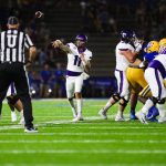 Archbishop Murphy alum Victor Gabalis (11) took over starting quarterback duties at Tarleton State after previous stops at Washington State and Utah Tech. (Tarleton State athletics)