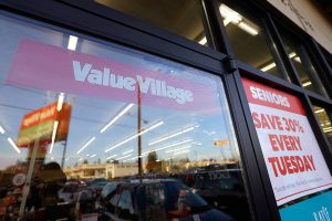 FILE - A Value Village store is seen, Dec. 12, 2017, in Edmonds, Wash. Washington Attorney General Bob Ferguson's long-running legal case against the thrift store chain Savers Value Village turned out to be no bargain, as the state was ordered on Tuesday, Oct. 17, 2023, to pay the company nearly $4.3 million in legal fees. (AP Photo/Elaine Thompson, File)