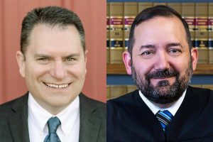 Brett Rogers, left, and Miguel M. Duran