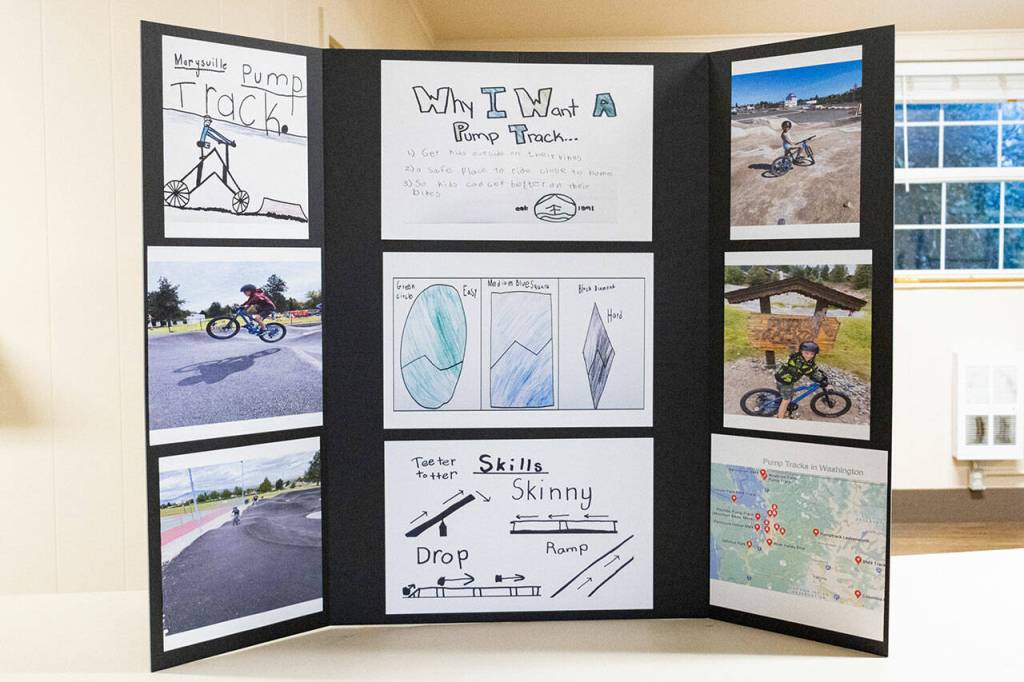 Landon Oliphants display board in 2020. (Submitted photo)