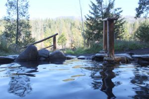 The soaking pools at Breitenbush Hot Springs range from 100-110 degrees and are filled exclusively with geothermal mineral water from on the property. Humans have soaked in these waters for thousands of years, as the pools were well-known to indigenous people in central Oregon.