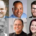 Top row from left: Mason Thompson, James McNeal and Carston Curd.
Bottom row from left: Mark Swanson, Thomas Agnew and Amanda Dodd.