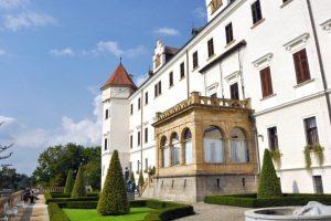 A trip to Konopiště Castle is like visiting a turn-of-the-20th-century time capsule. (Cameron Hewitt / Rick Steves' Europe)