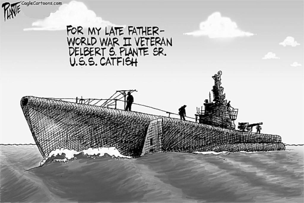 REPOST: VETERAN'S DAY TRIBUTE, DELBERT S. PLANTE SR., U.S.S. CATFISH, SS339, WORLD WAR II, PACIFIC