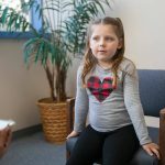 Madalyn answers questions during an interview with the Herald on Monday, Nov. 20, 2023, at Jackson Elementary School in Everett, Washington. (Ryan Berry / The Herald)