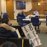 The Lynnwood City Council work session on Monday evening, parents and community members expressed concerns about the proximity of a new opioid treatment facility to two youth clubs on January 9, 2023 in Lynnwood, Washington. (Kayla Dunn / The Herald)