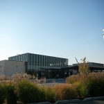 The terminal and air traffic control tower at Paine Field are seen on Thursday, Oct. 13, 2022, in unincorporated Snohomish County, Washington. (Ryan Berry / The Herald)