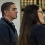 Frank Sandoval listens during his sentencing at the Snohomish County Courthouse in Everett, Washington on Wednesday, Dec. 13, 2023. (Annie Barker / The Herald)