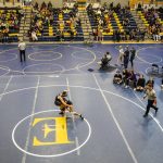 Everett High School hosts a girls wrestling scramble on Wednesday, Dec. 13, 2023 in Everett, Washington. (Olivia Vanni / The Herald)