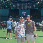 Former longtime Everett Community College mens basketball coach Larry Walker and grandson Ethan Martin during MLB All-Star weekend in Seattle. (Photo courtesy of Larry Walker)
