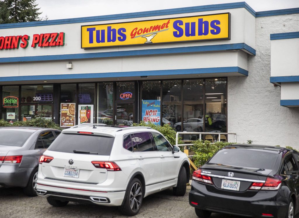 Tubs Gourmet Subs in Lynnwood. (Olivia Vanni / The Herald)