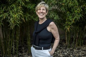 Energy and Environmental Sustainability Manager Molly Beeman poses for a photo at the Snohomish County Campus Everett, Washington on Wednesday, May 17, 2023. (Annie Barker / The Herald)