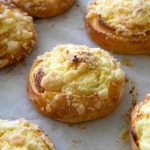 Farmer cheese pastries are fresh out of the oven at European Deli Svitlana. (Ryan Berry / The Herald)