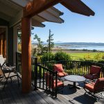 The view from the guesthouse deck at Alpacas De La Patagonia looks south towards Port Susan, in Camano, Washington. Ryan Berry / Everett Herald photo