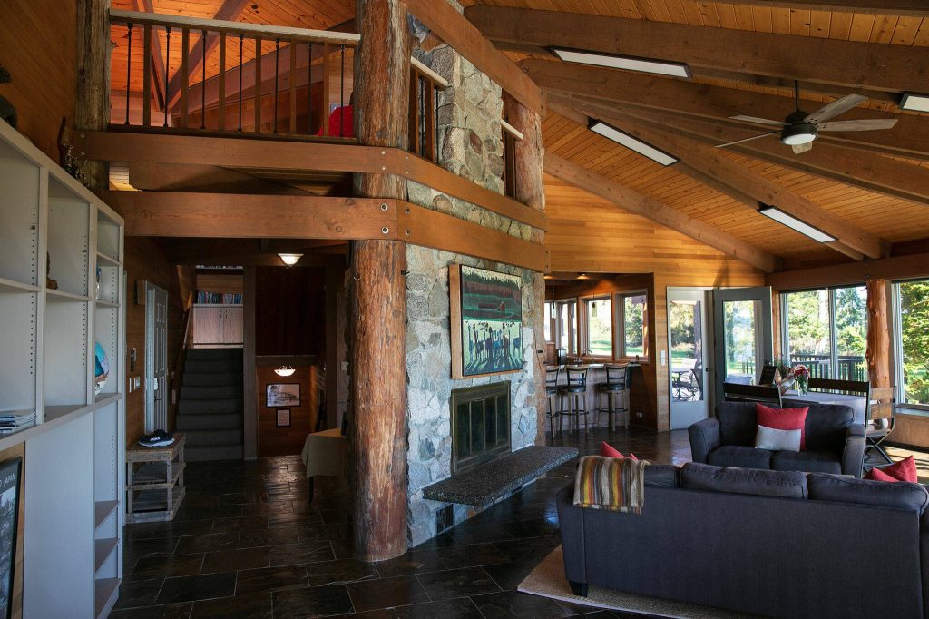 The interior of the guesthouse at Alpacas De La Patagonia, in Camano, Washington. Ryan Berry / Everett Herald photo