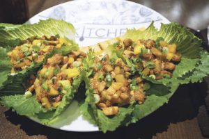 Spicy Teriyaki Lettuce Boats.