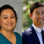 Yvonne Gallardo-Van Ornam, left, and Clyde Shaver