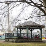 Clark Park gazebo on Thursday, Jan. 25, 2024 in Everett, Washington. (Olivia Vanni / The Herald)