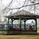 Clark Park gazebo on Thursday, Jan. 25, 2024 in Everett, Washington. (Olivia Vanni / The Herald)