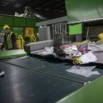 Items are sorted for recycling inside the Waste Management Cascade Recycling Center in Woodinville, Washington on Wednesday, Nov. 1, 2023. (Annie Barker / The Herald)