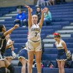 Arlingtons Rachel Snow makes a 3-point shot during a game Dec. 11, 2023, in Arlington. (Olivia Vanni / The Herald)