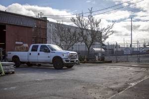 The PUD Everett Substation on Tuesday, Feb. 13, 2024 in Everett, Washington. (Annie Barker / The Herald)